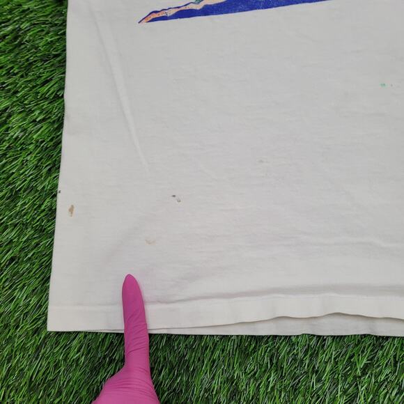 Vintage 80s Florida Gators Football Shirt M/L 20x23 Crop USA - Picture 5 of 16